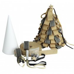 DIY pakket jute kerstboom